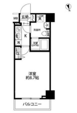 プレールドゥーク練馬中村橋の物件間取画像